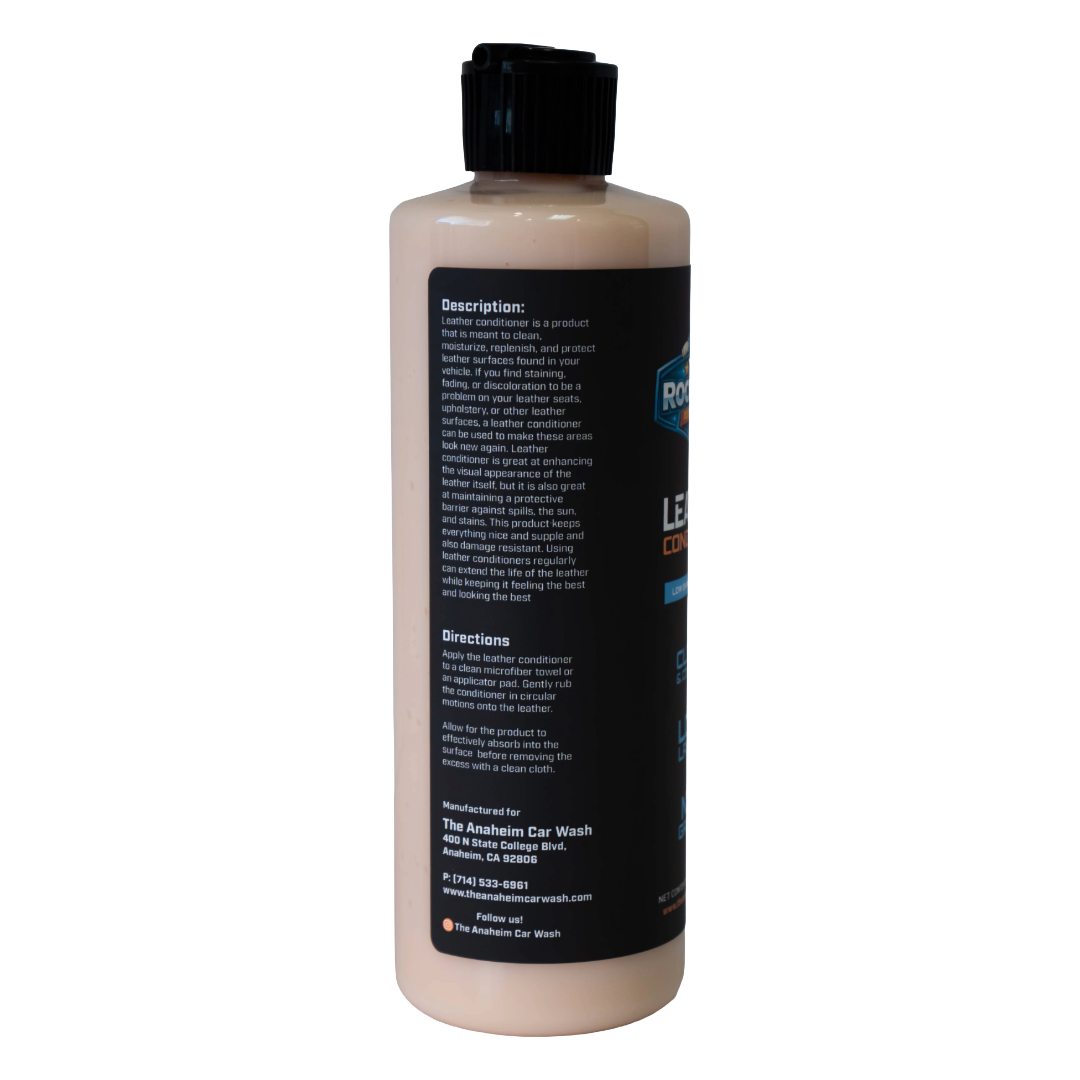 Premium Leather Conditioner (16 oz) – Restores & Protects Car Leather | Rockstar Auto Care